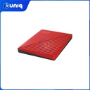 WD My Passport 2TB (Red) Portable Hard Drive with FREE WD Soft Pouch