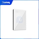 WD My Passport 1TB (White) Portable Hard Drive with FREE WD Soft Pouch