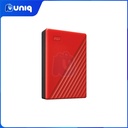 WD My Passport 4TB (Red) Portable Hard Drive with FREE WD Hard Case