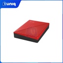 WD My Passport 4TB (Red) Portable Hard Drive with FREE WD Hard Case
