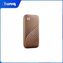 WD My Passport SSD 1TB (Gold) External SSD (WDBAGF0010BGD-WESN) with FREE WD Pouch