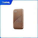 WD My Passport SSD 1TB (Gold) External SSD (WDBAGF0010BGD-WESN) with FREE WD Pouch