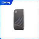 WD My Passport SSD 500GB (Gray) External SSD (WDBAGF5000AGY-WESN) with FREE WD Pouch