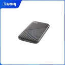 WD My Passport SSD 500GB (Gray) External SSD (WDBAGF5000AGY-WESN) with FREE WD Pouch