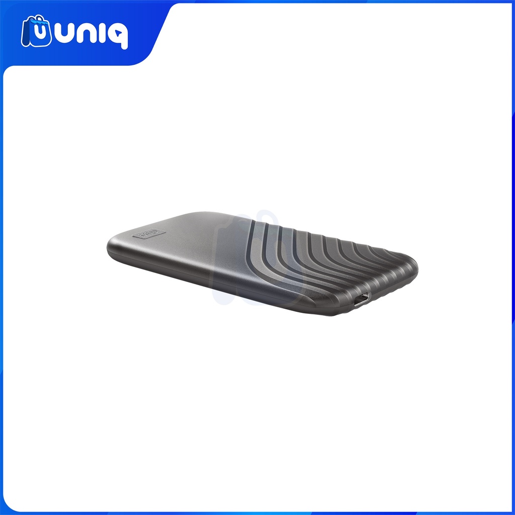 WD My Passport SSD 500GB (Gray) External SSD (WDBAGF5000AGY-WESN) with FREE WD Pouch