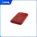 WD My Passport SSD 1TB (Red) External SSD (WDBAGF0010BRD-WESN) with FREE WD Pouch