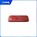WD My Passport SSD 1TB (Red) External SSD (WDBAGF0010BRD-WESN) with FREE WD Pouch