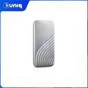 WD My Passport SSD 2TB (Silver) External SSD (WDBAGF0020BGY-WESN) with FREE WD Pouch