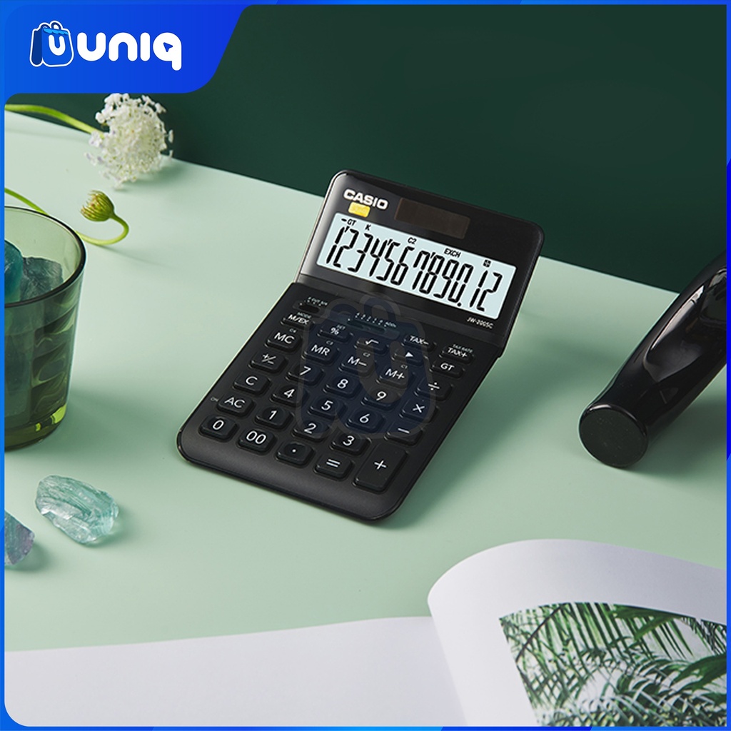 Casio JW-200SC-BK (Black) Stylish Calculator
