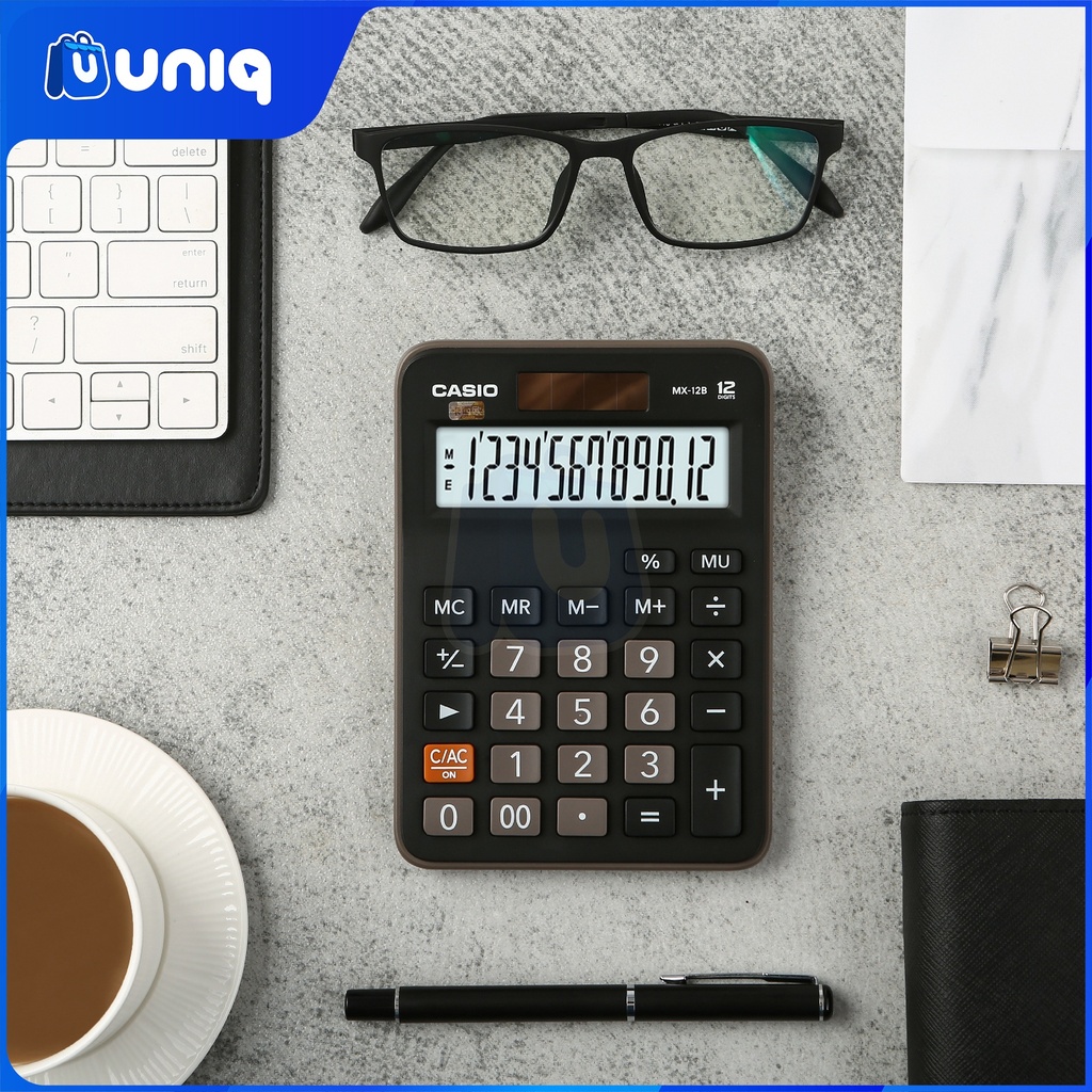 Casio MX-12B-BK Practical Calculator