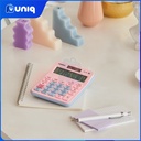 Casio MX-12B-PKLB (Pink Light Blue) Practical Calculator