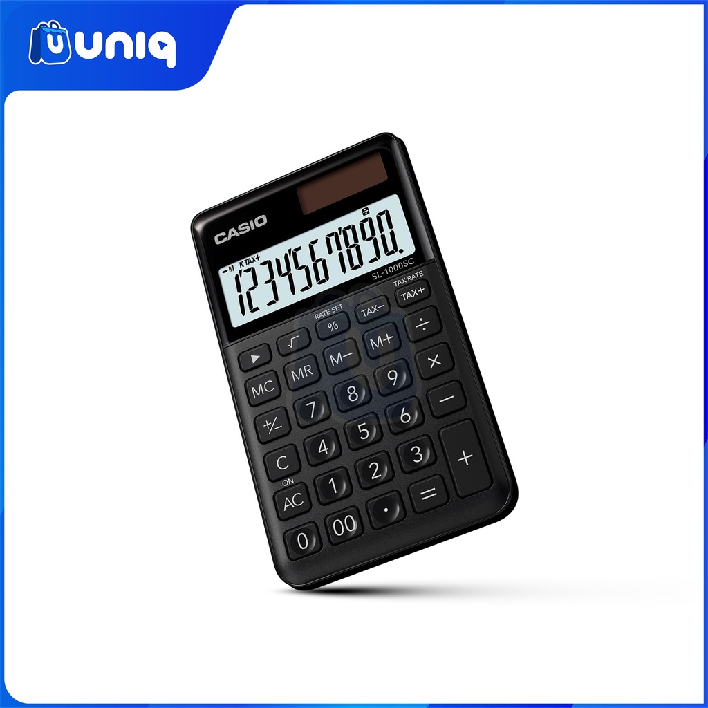 Casio SL-1000SC-BK (Black) Stylish Calculator