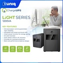 ChargeUPS Light 1200VA / 600W Line-Interactive UPS