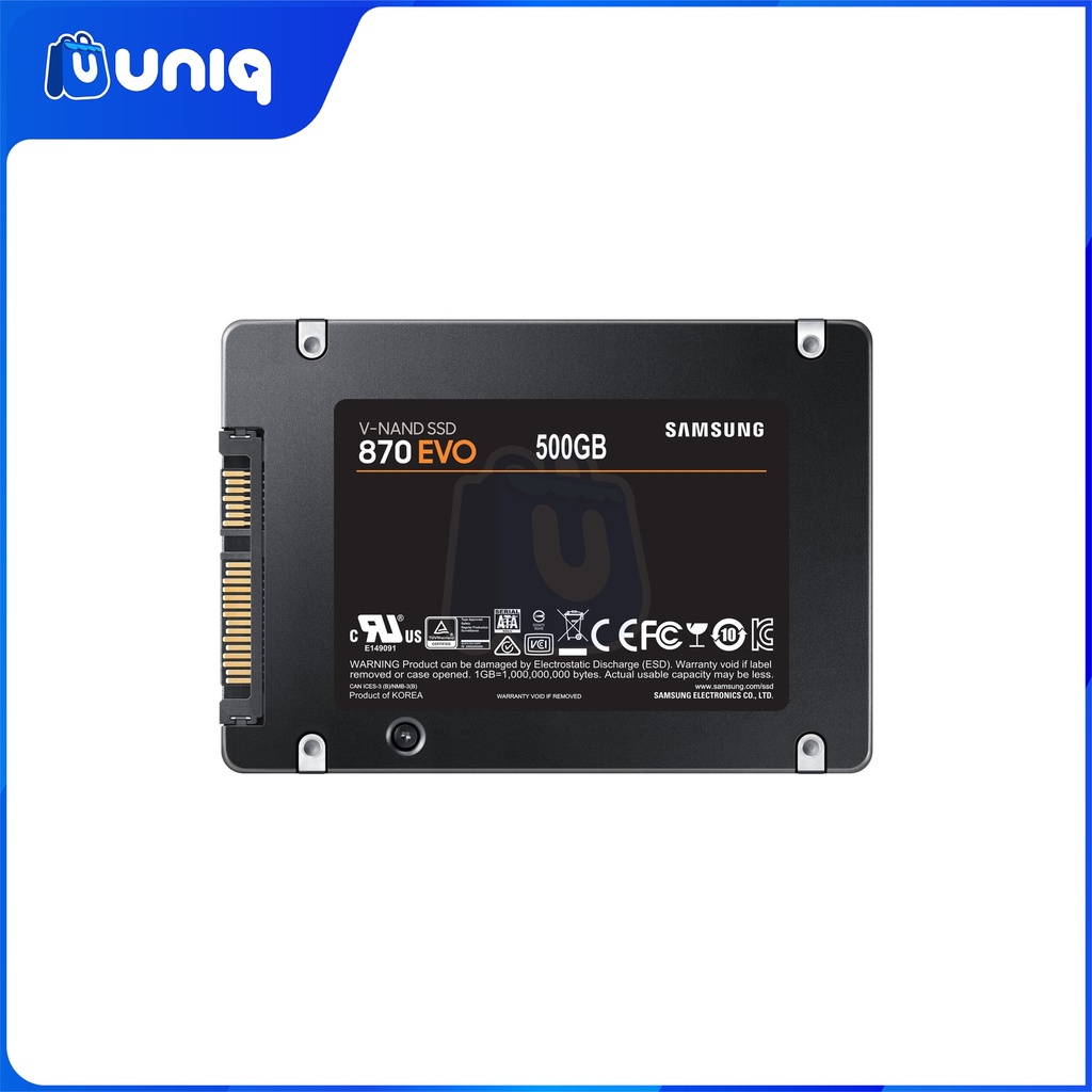 Samsung 870 EVO 500GB SATA 2.5" Internal SSD (MZ-77E500)