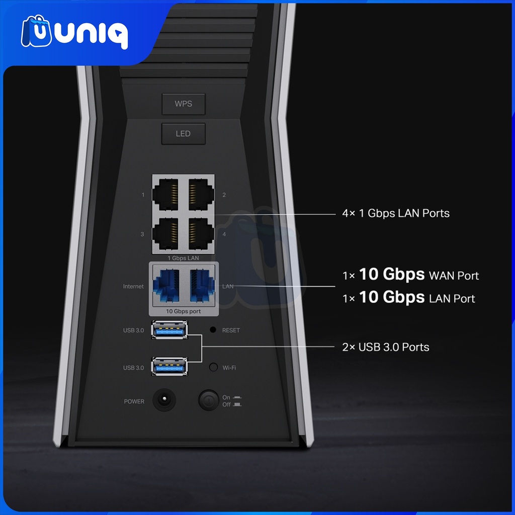 TP-Link Archer BE805 BE19000 Tri-Band Wi-Fi 7 Router