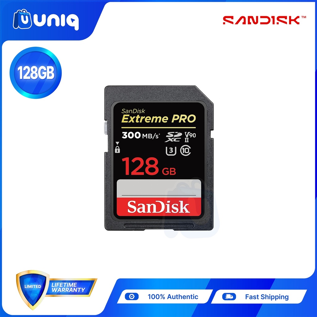 Sandisk Extreme PRO SD Card UHS-II ~ 128GB (SDSDXDK)