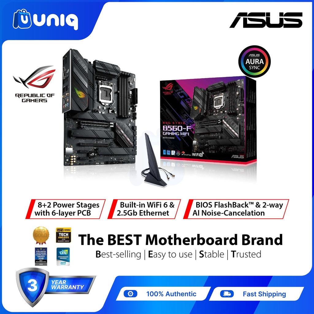 ASUS ROG STRIX B560-F GAMING WiFi ATX Motherboard