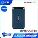 Transcend ESD370C 500GB Portable SSD (Navy Blue) (TS500GESD370C)