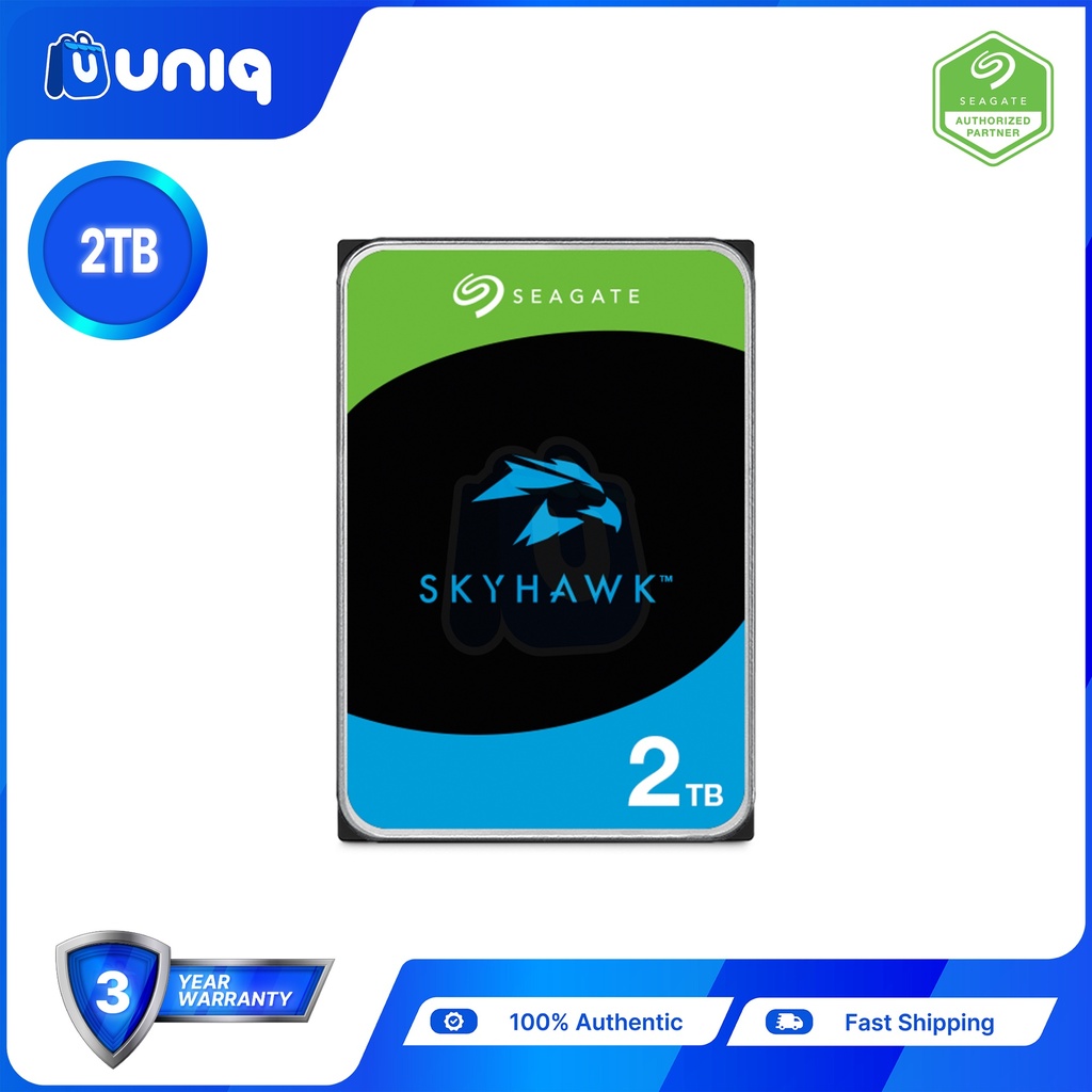 Seagate SkyHawk 2TB 3.5" SATA Surveillance Hard Drive(ST2000VX017)