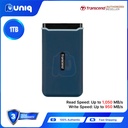 Transcend ESD370C 1TB Portable SSD (Navy Blue) (TS1TESD370C)