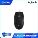 Logitech B100 USB Optical Mouse (Black)