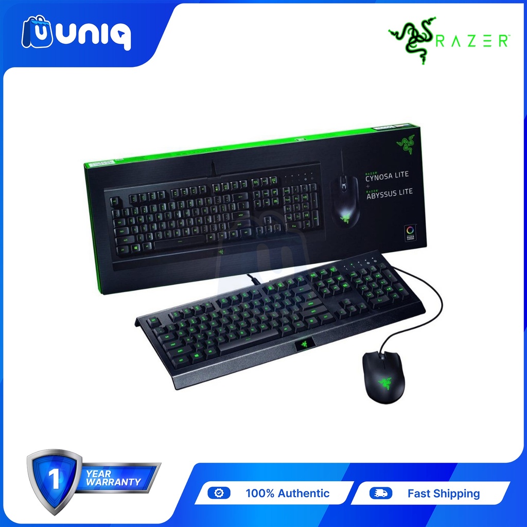 SALE!!! Razer Cynosa Lite & Razer Abyssus Lite Chroma Keyboard and Mouse Bundle