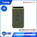 Transcend 1TB ESD380C Portable SSD (Military Green) (TS1TESD380C)