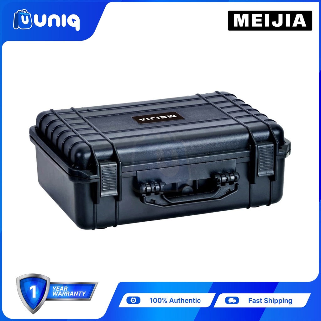 MEIJIA All Weather Portable IP67 Waterproof Protective Case(Elegant Black)
