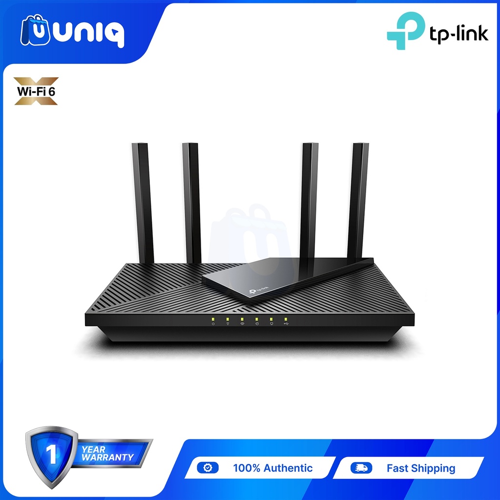 TP-Link Archer AX55 (AX3000) Dual Band Gigabit Wi-Fi 6 Router