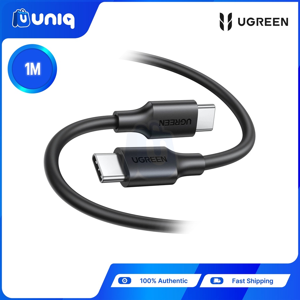 UGREEN 50997 USB Type C to Type C Cable 1m (Black)
