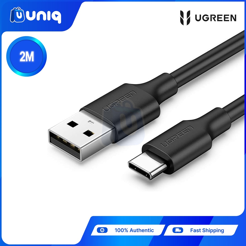 UGREEN 60118 USB-A to USB-C Cable 2m (Black)