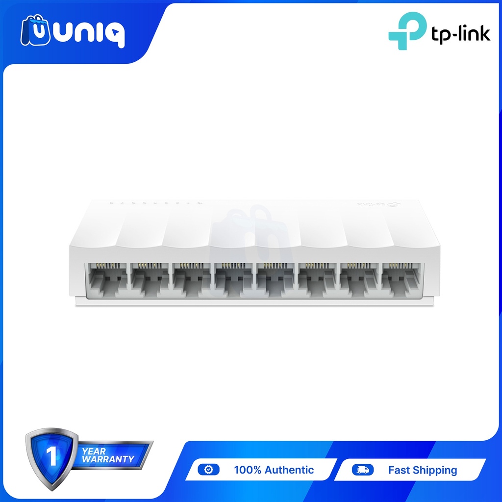 TP-Link LS1008 8-Port 10/100Mbps Desktop Network Switch