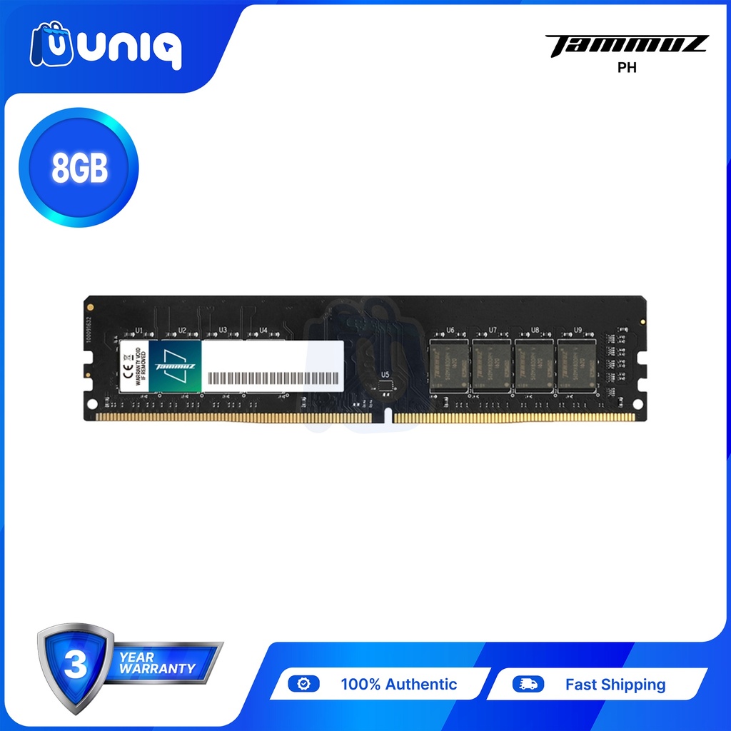 SALE!!! Tammuz PC4-2666 (21300) U-DIMM 8GB DDR4 2666MHz CL19 Desktop Memory Module