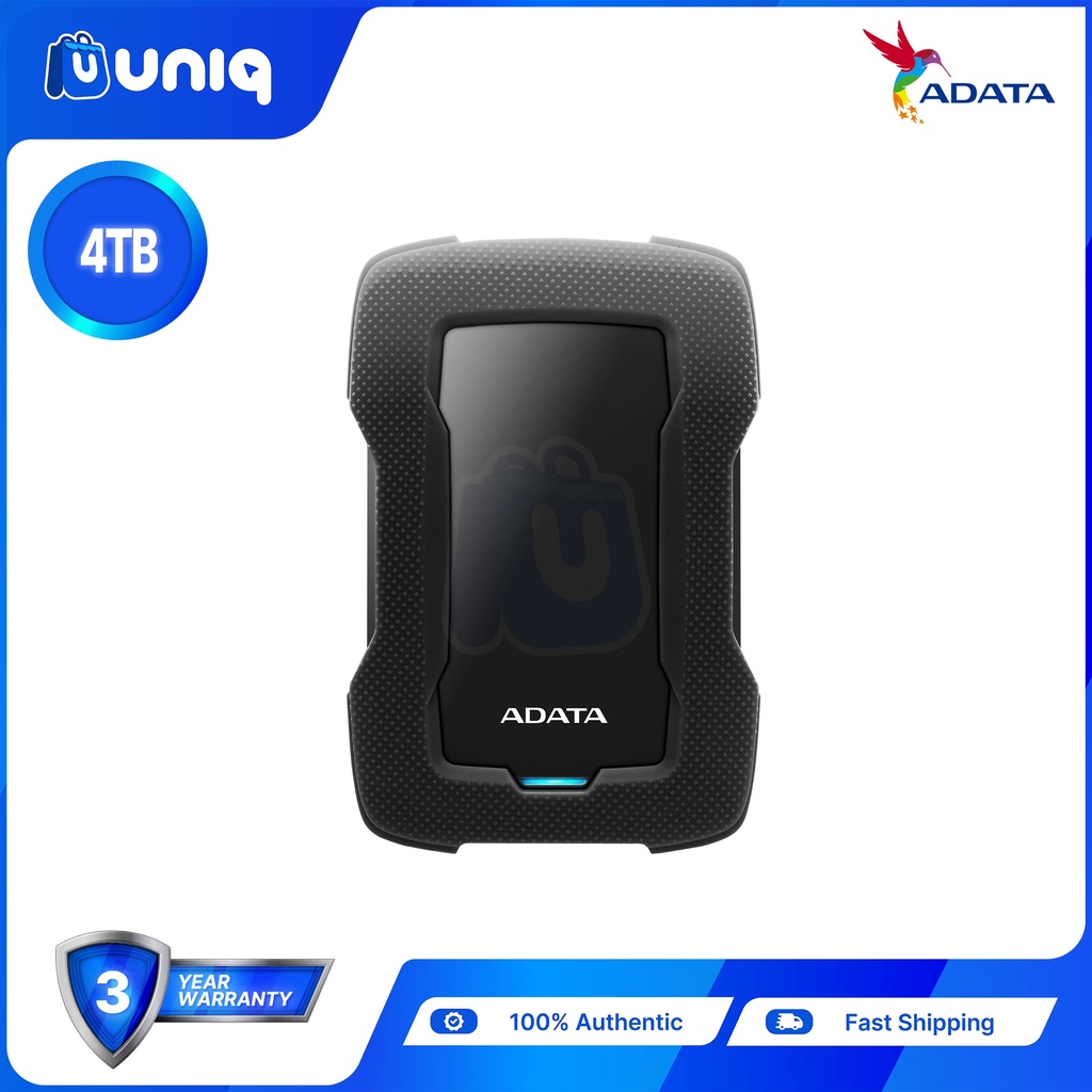 Adata HD330 4TB (Black) External Hard Drive