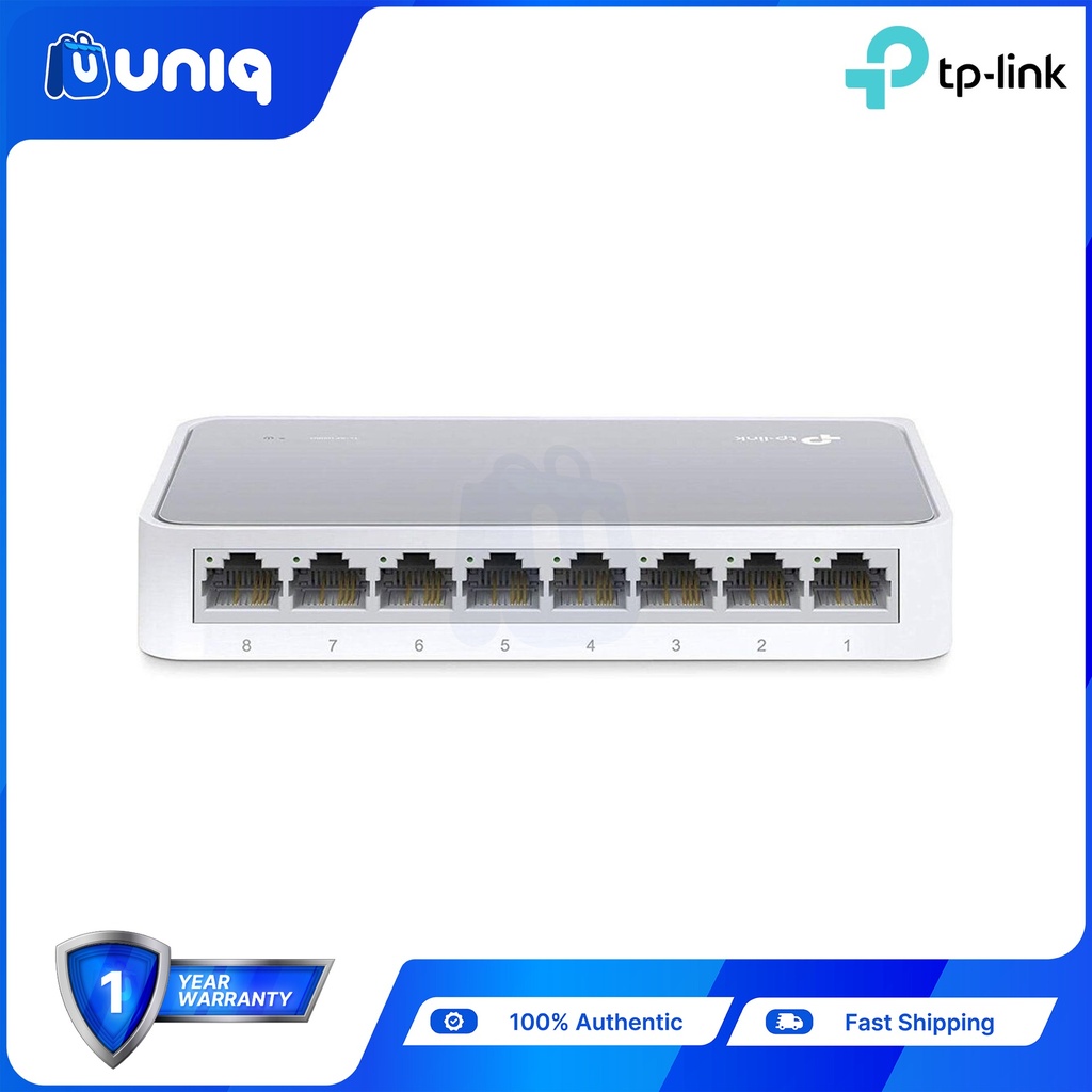 TP-Link TL-SF1008D 8-Port 10 / 100Mbps Desktop Switch