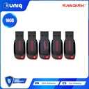 Sandisk Cruzer Blade 16GB USB 2.0 Flash Drive - BLACK (SET OF 5)