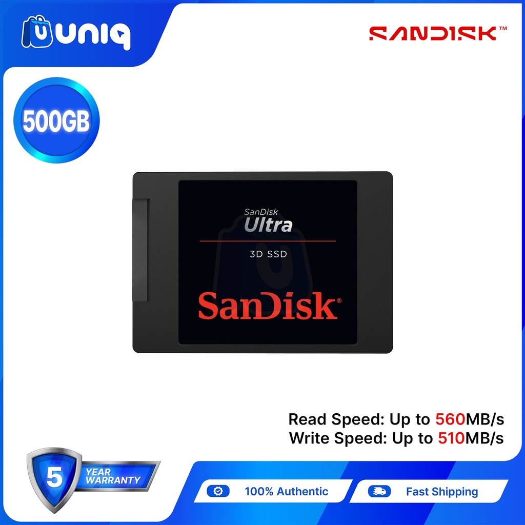 Sandisk Ultra 3D SSD ~ 500GB (SDSSDH3)