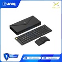 Delux PockCombo KF10+MF10PRO+Leather Bag Pocket-sized keyboard and Mouse Combo (Black)