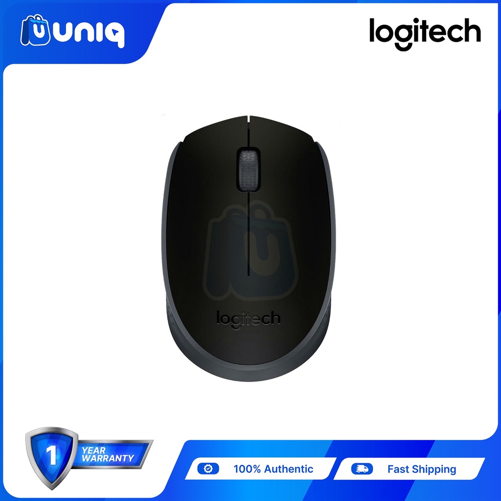 Logitech M170 Wireless Mouse (Black)
