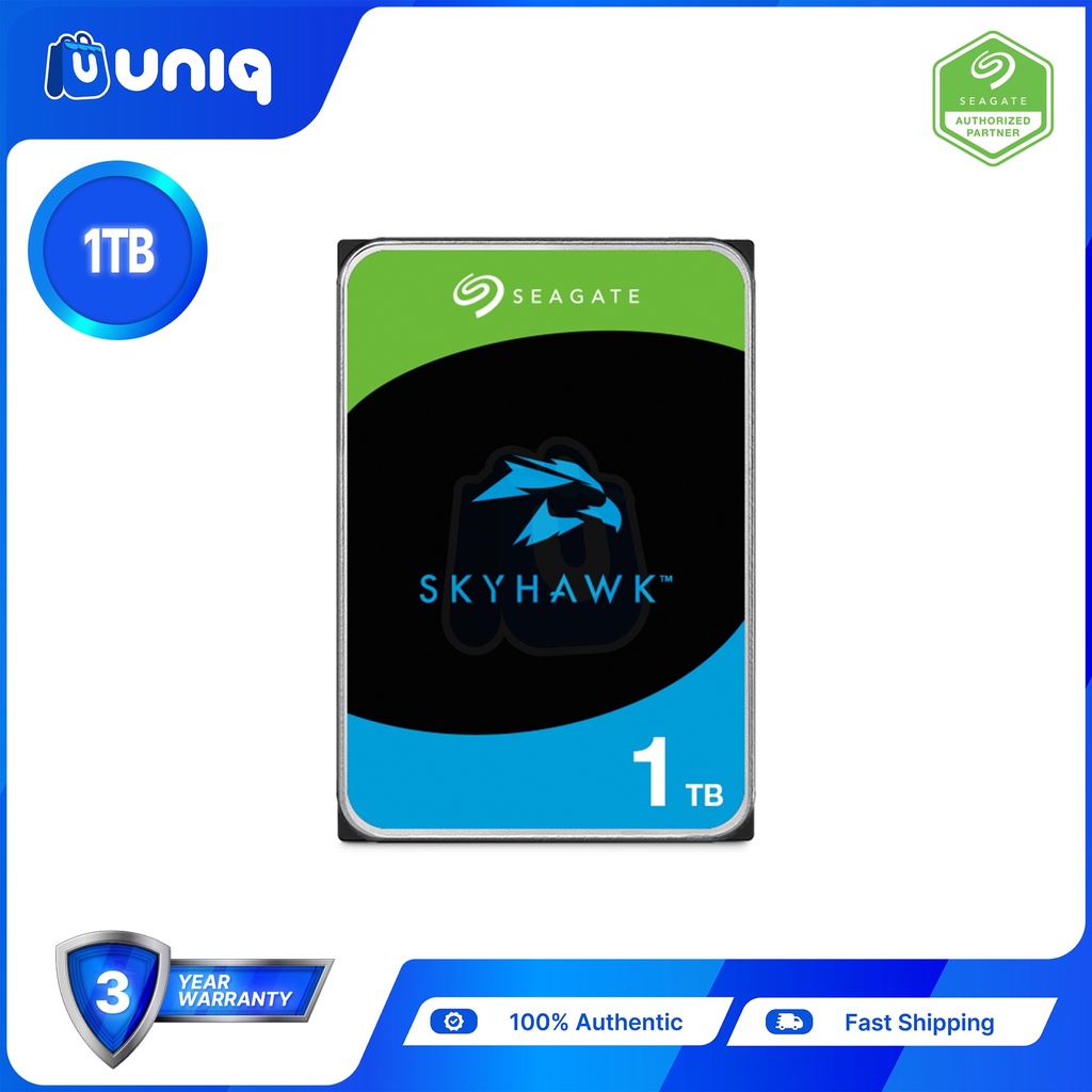 Seagate SkyHawk 1TB 3.5" SATA Surveillance Hard Drive (ST1000VX005)