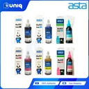 ASTA Vivid High Quality Refill Ink for EPSON CISS Printers 100ml. (Set of 6 Colors - B,C,M,Y,LC,LM)