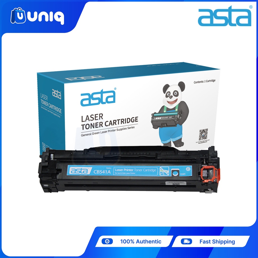 ASTA CB541A (541A) Compatible Toner for HP LaserJet CM1300/CM1312/CP1210/CP1215/CP1515n/CP1518ni (Cyan)