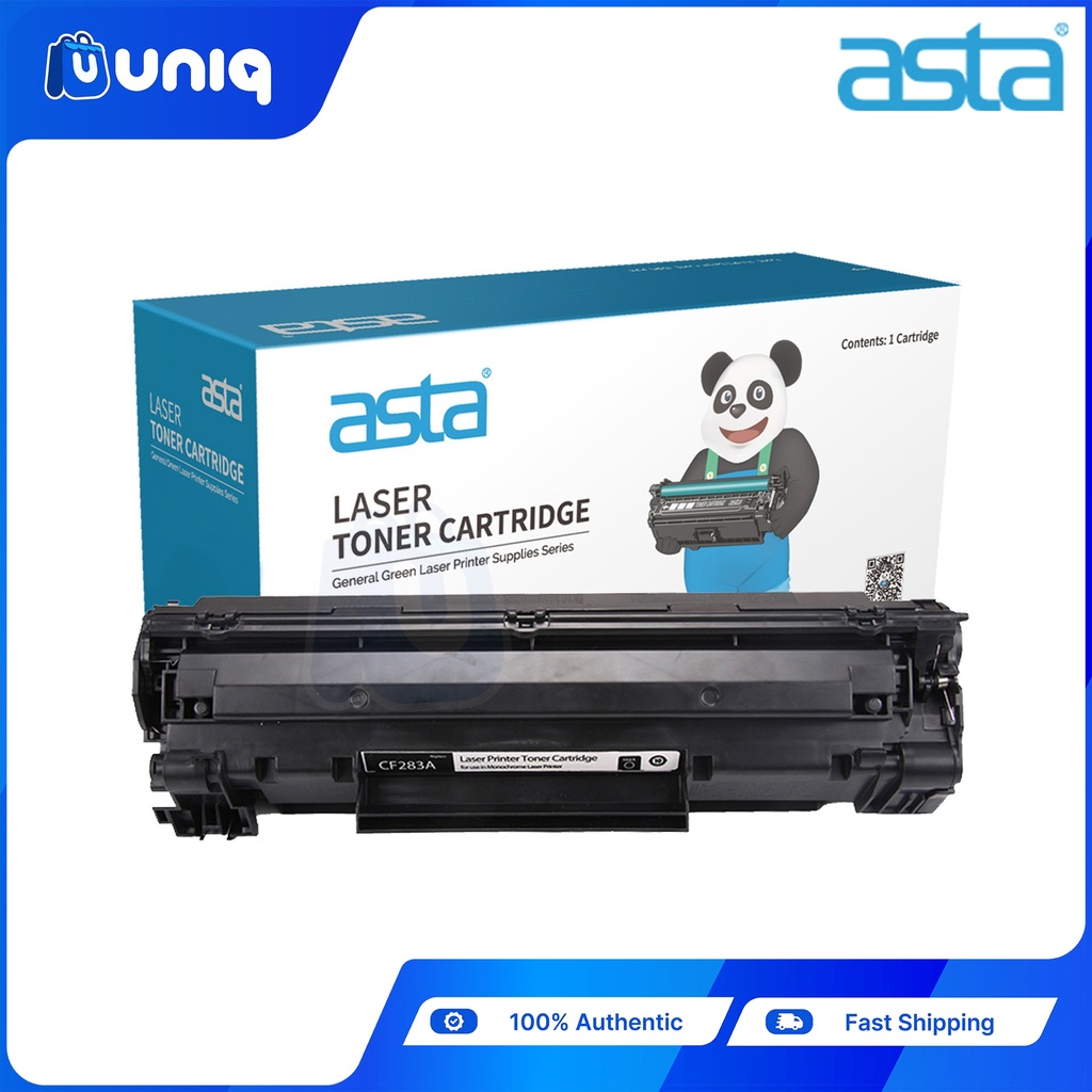 ASTA CF283A (83A) Compatible Toner Cartridge for HP LJ Pro MFP M125/M126/M127/M128 Series Printer (Black)