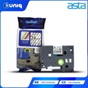 ASTA TZ-151 Label Tapes for Brother P-touch Label Printer 24mm (Black on Clear)