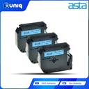 ASTA 3pcs. MK-531 Label Tapes for Brother P-touch Label Printers 12mm (Black on blue)