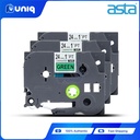ASTA 3pcs.TZ-751 Label Tapes for Brother P-touch Label Printer 24mm (Black on Green)