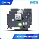 ASTA 3pcs. TZ-151 Label Tapes for Brother P-touch Label Printer24mm (Black on Clear)