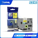 ASTA TZ-661 Label Tapes for Brother P-touch Label Printer 36mm (Black on Yellow)