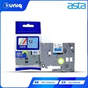 ASTA TZ-531 Label Tapes for Brother P-touch Label Printer 12mm (Black on Blue)