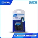 ASTA MK-531 Label Tapes for Brother P-touch Label Printer 12mm (Black on Blue)